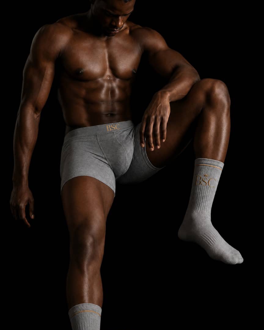 BSC boxer briefs in grey